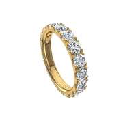 Alliance diamants ronds 2.00 carat or jaune Gabriela